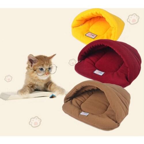 New Simple Style Warm Sleeping Bags Pet Kennel Pet Nest Dog Litters Medium and Small Animal House Dog House Perros