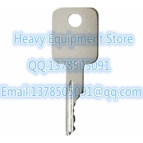 2 Piece D250 Ignition Key For Bobcat Broce Genie Grove Ingersoll-Rand JLG Pollock Tenant Terex Timberjack Case Skid Steer