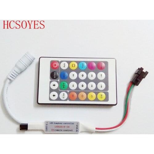 1pcs ws2812b ws2811 5V/12V 24 keys IR Remote Controller for 2812b 2811 led strip
