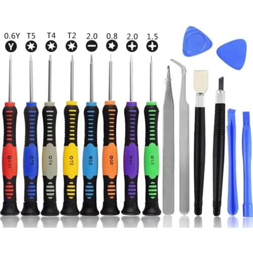 16 in 1 Repair Tool Kit Screwdrivers Mobile Tools Repair Kit Repair Tool Kit for Phone Electronics Repair Tool Kit For i phone
