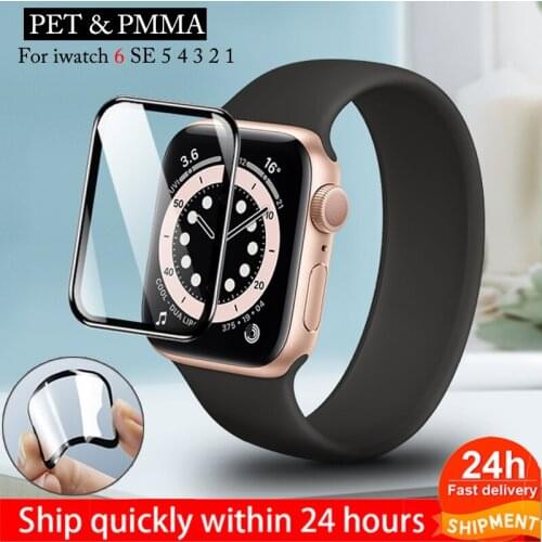 3D Curved Edge HD Tempered Glass for Apple Watch 3 2 1 38MM 42MM Screen Protector film for iWatch 4/5/6/SE 40MM 44MM Accessories