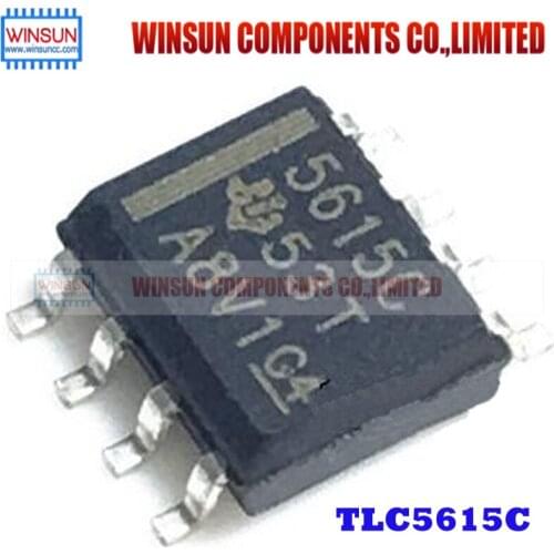 50PCS/LOT TLC5615C SOP8 5615C TLC5615CDR C5615C 5615I TLC5615IDR Brand New