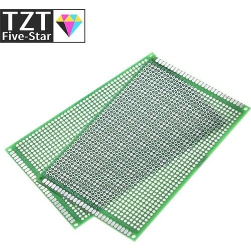 8x12cm 80x120 mm Double Side Prototype PCB Universal Printed Circuit Board Protoboard For Arduino