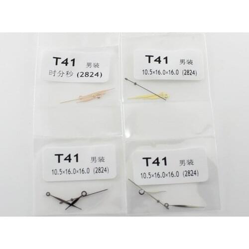 Watch accessories T41 force lock watch hand mens watch ETA2824 movement accessories watch hand time second hand set