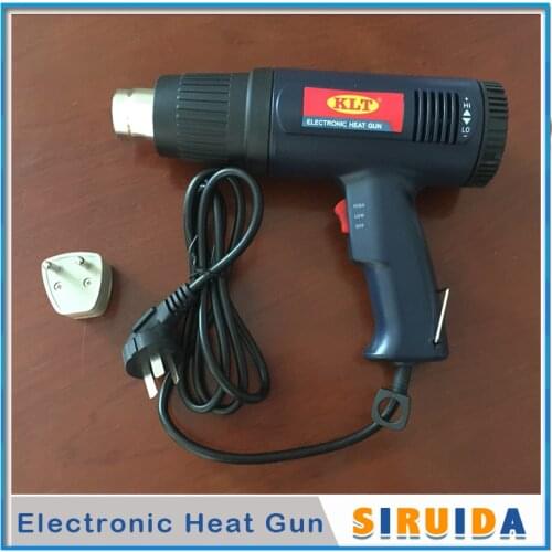 EU Electric Hot Air Gun 2000W 220V Thermoregulator Heat Guns LCD Display Shrink Wrapping Thermal power tool Heat Shrink Gun