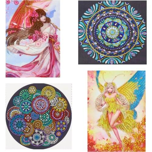 Fairy Girl Beauty 5D Special Shaped Diamond Painting Embroidery Needlework Rhinestone Crystal Craft Kit Mandala Flower