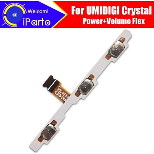 UMIDIGI Crystal FPC Flex Cable 100% Original Power+Volume Button FPC Wire Flex Cable repair accessories for UMIDIGI Crystal