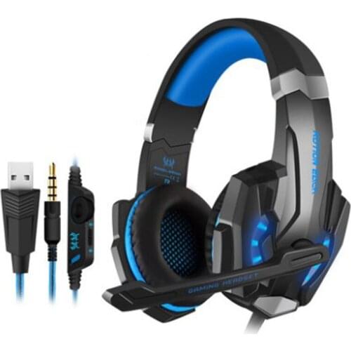 G9000 gaming Headset Wired Glowing Earphones for PS5 Headphone Deep Bass Stereo Casque with Mic for PS4 new XBOX PC Laptop