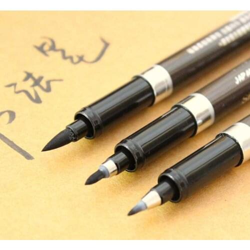Fine Fiber Chinese Japanese Calligraphy Brush Pen For Calligraphy Signature Nominations Painting Lettering Art Writing Supplies