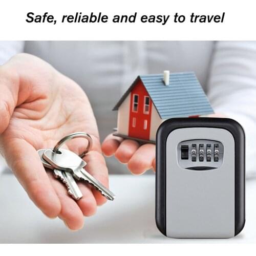 Hot Alloy Code Lock Key Box Keysafe Password Security Code Lock Travel Security Padlock Key Storage Password Boxes