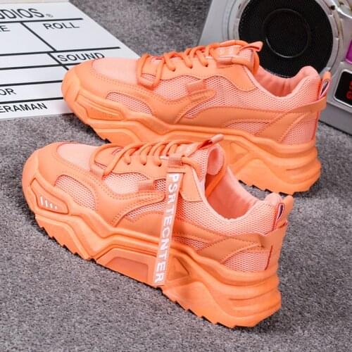 Candy-Colored Fashion Sneakers Women Mesh Ventilation Comfortable Casual Shoes Fashion Female Trainers Ulzzang Shoes Woman