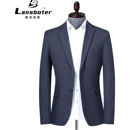 Slim Fit Design Blazer Men High Quality Two Buttons Suit Jacket Men Business Wedding Party Male Suit Blazer Masculino FS-208