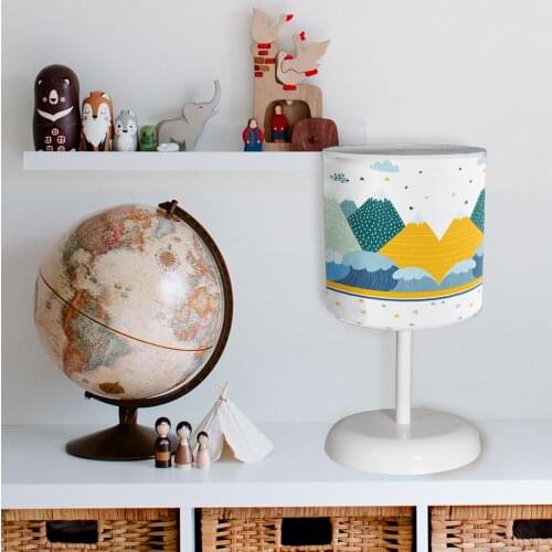 Car Pattern Children 'S Room Night light Table Top Lamps Lighting lampshade Star Cloud Educational Lighting