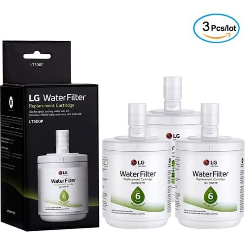 Replace LG LT500P 5231JA2002A vertical refrigerator water purifier, 3 packs
