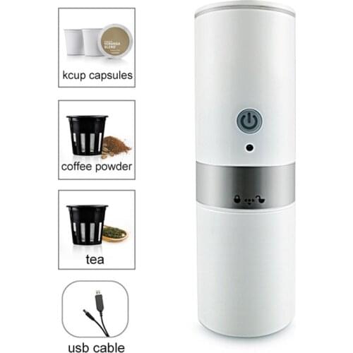 Portable Capsule Coffee Machine Kitchen Household Stainless Steel Automatic American Coffee Machine