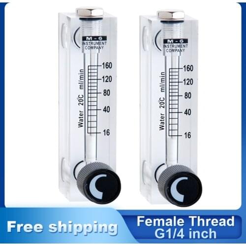 LZM-6T Flow meter efficient direct reading adjustable Liquid Float flowmeter Water rotameter