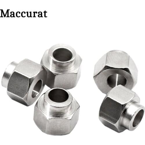 10pcs Stainless Steel Eccentric spacer 5mm hole eccentric nut for V-roll aluminum extrusion 3D printer eccentric Screw Nut