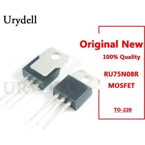 10pcs RU75N08R 75V 80A N-Channel Advanced Power MOSFET TO-220 New and Original
