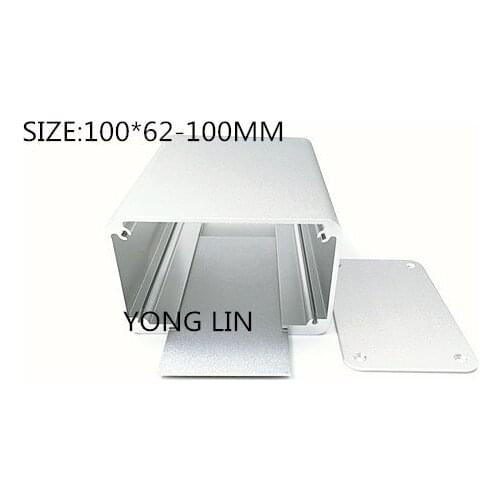 10pieces Extrusion aluminum enclosure/100*62-100/Industrial Power Shell/Industrial controller enclosure
