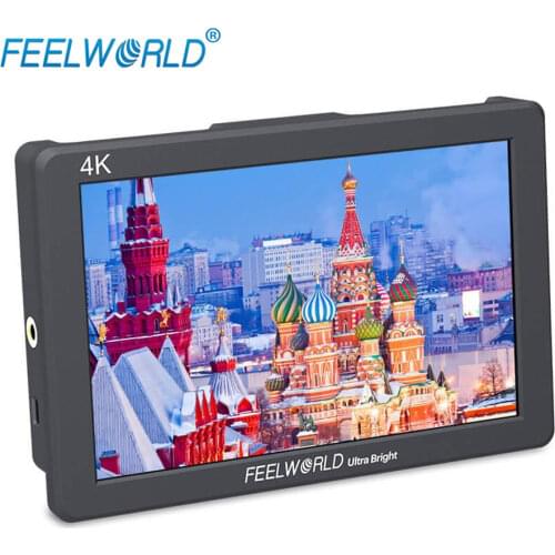 FEELWORLD P7S 7 Inch 2200nit Ultra Bright 3G-SDI on Camera Field DSLR Monitor 4K HDMI Full HD 1920x1200 IPS for DSLR Camera