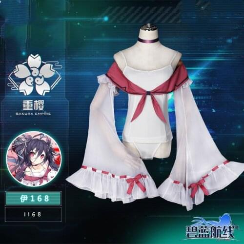 Anime Azur Lane Sakara Empire Battle Uniform Daily Dress Bikini Swimsuit Cosplay Costume Women Halloween Free Shipping 2020