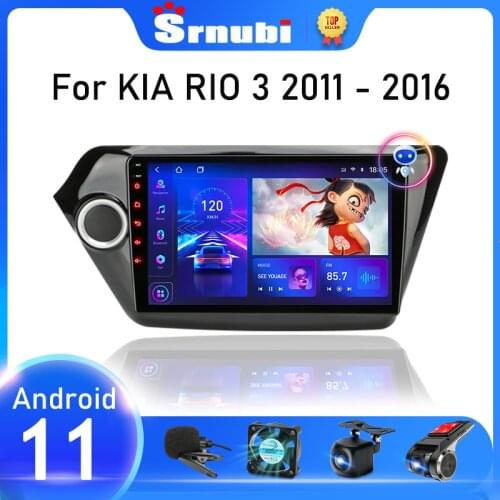 Android 10 Car Radio For Kia RIO 3 2011 - 2015 Multimedia Video Player Navigation GPS 2 Din 4G WiFi Carplay stereo DVD Head Unit