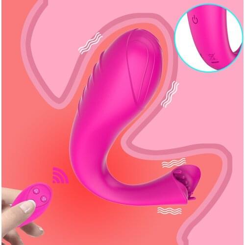 Wireless Remote Control Female Masturbation Wearable Double Head Vibrator Clitoris stimulation G-spot massage Panty Vibrator