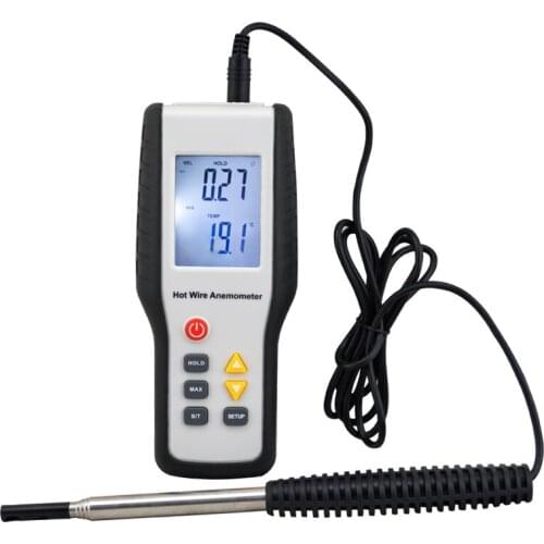 High Sensitivity Digital Portable Wind Speed Meter HT-9829 Heat-Sensitive Thermal Anemometer Anemometro Measuring Instrument