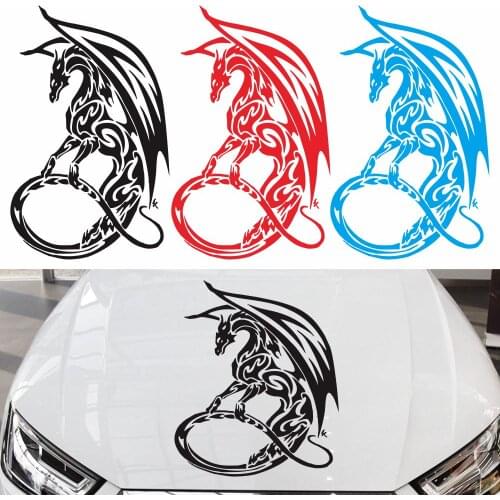 Pterosaurs tribal totem car stickers door posted a converted hood body decorative cover cranium vinyl decals car accessories