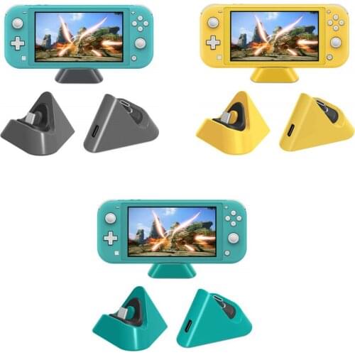 For Nintendo Switch/Switch Lite Mini Charging Dock Desk Stand Universal Type-C Charger Console Holder