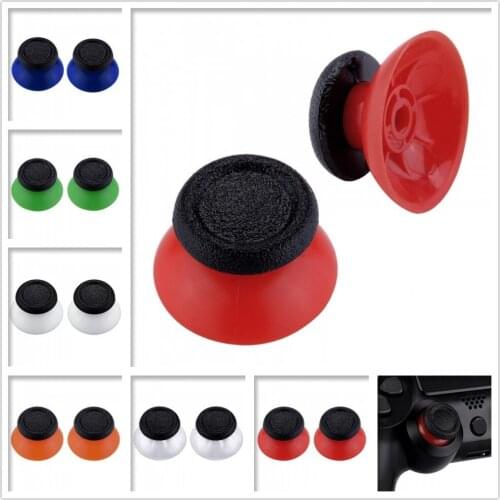 Double Color Replacement Joystick Analog Thumbsticks Buttons Set for Playstation 4 PS4 /PS4 Slim /PS4 Pro Game Controller