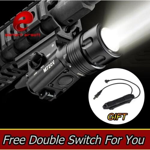 Element Airsoft M720V Hunting Flashlight Augmented Pressure Mount Double Control Switch softair surefir tactical Weapon Lights