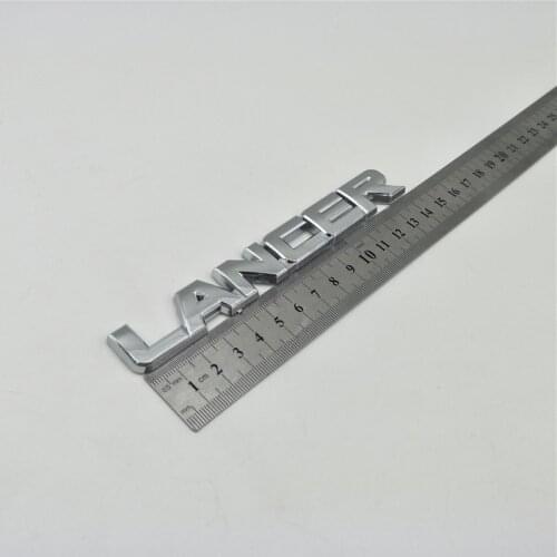 143*20mm For Mitsubishi Lancer Chrome Logo Badge Tail Emblem SI200