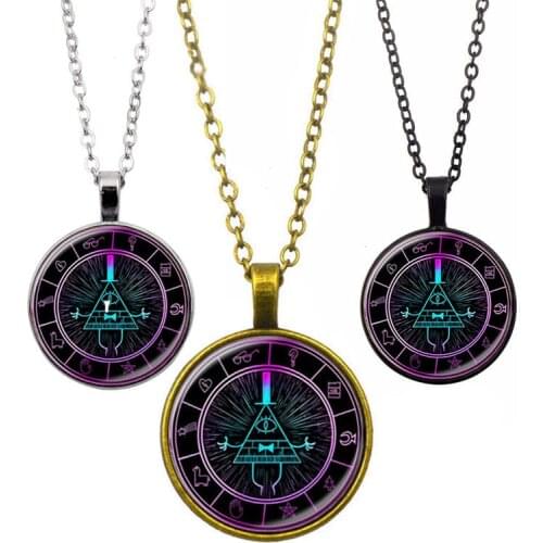 Gravity Falls Bill Cipher Muse Figure Dolls Toys Gravity Falls Dipper Bill Cipher Necklace Figure Decoration Toys Gifts for Kids