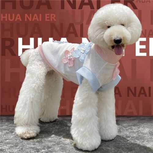 Pets Summer Clothes Fashion Giant Poodle Shirt