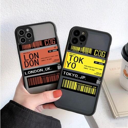 Ins retro label cute Luxury Silicone Shockproof Matte Phone Case For iPhone 11 12 Pro Max Mini X XS XR 7 8 Plus SE 2020