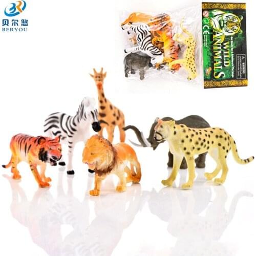 Cross-Border Simulation Wild Animal Model Home Animal Dinosaur Model Giraffe Tyrannosaurus Simulation Model Toy