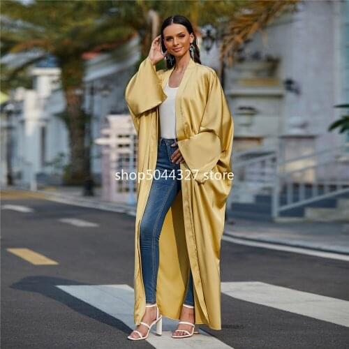 Muslim Fashion Dress Kaftan Open Abaya Dubai Kimono Femme Musulmane Turkey Cardigan For Women Caftan Robe Longue Clothing