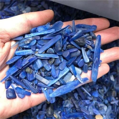 Natural quartz blue kyanite tumbling stone kyanite crystals healing for home decoration