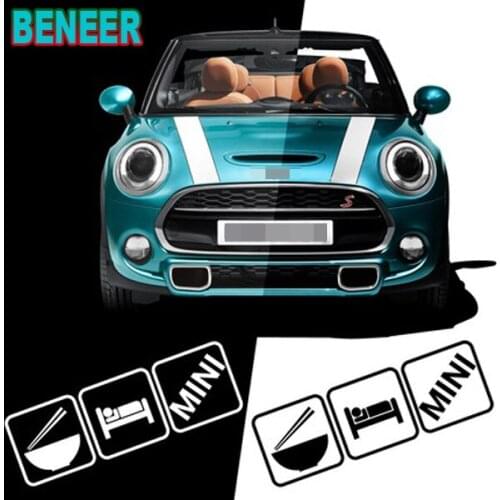 PVC car windows sticker car exterior decoration sticker For BMW MINI COOPER