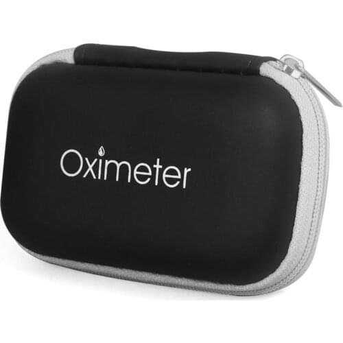 Universal Finger Oximeter Storage Bag Potable Neutral Oximeter Zipper Bag Anti-scratch Waterproof Pulse Oximeter Storage Box