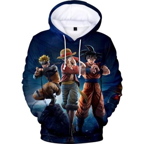 New Anime Jump Force 3D Printed Streetwear Hoodies Men/Women Fashion Long Sleeve Harajuku Hooded Sweatshirt Cosplay Clothes