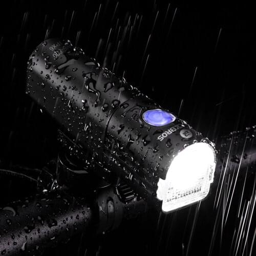 ROCKBROS Bike Light Rainproof Bicycle Front Lamp USB Charging Headlight 800 Lumen Multiple Modes Flashlight Cycling Accessories