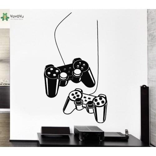 YOYOYU Wall Decal Vinyl Wall Sticker Hot Sale Black & White Controller Home Decor Sticker Art Removeable Kids Room Poster YO362
