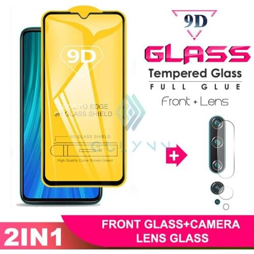 9D Protective Glass For Redmi Note 9 8 7 6 5 4X K20 K30 Pro Camera Glass Protector On Note 8 Pro Note8 8T 7Pro Safety Hard Film