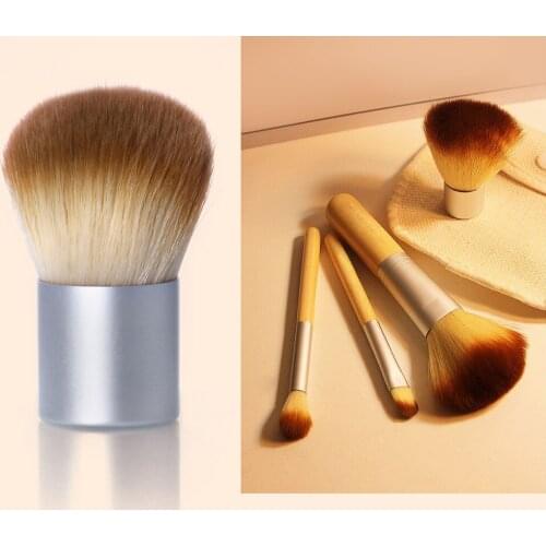 4pcs/lote bamboo foundation brush make-up brush make-up powder make-up tools