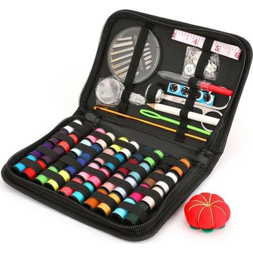 92pcs Sewing Kits DIY Multi-function Sewing Box Set for Hand Quilting Stitching Embroidery Thread Sewing Accessories