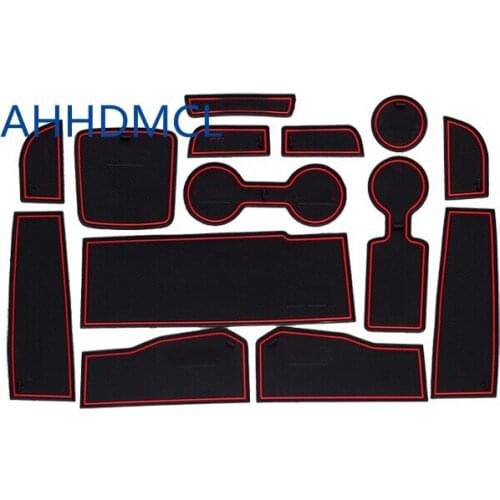 Car Anti-Dirty Pad Door Groove Gate Slot Cup Armrest Storage Pad Anti-Slip Mat For Chevrolet Cruze 2015 Fashion Version