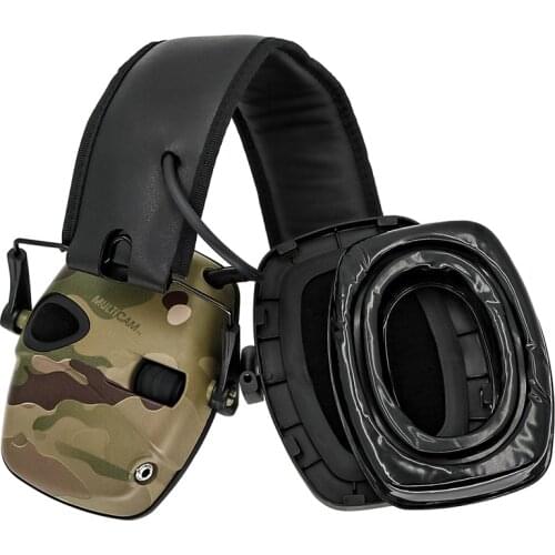 Electronic Shooting Earmuff Anti-noise Impact Ear Protector Outdoor Sport Sound Amplification Headset Foldable Hearing Protect