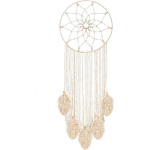 Ins Nordic Home Wall Hanging Decoration Dreamcatcher Bohemian Woven Handmade Tapestry Headboard Bedroom Boho Decor Accessories